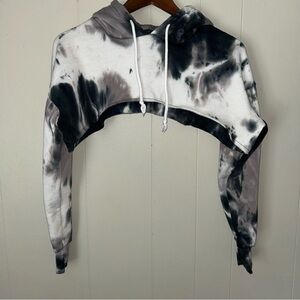 Tie-Dye‎ Cropped Hoodie